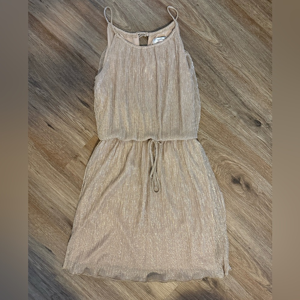 Metallic Gold Dress
